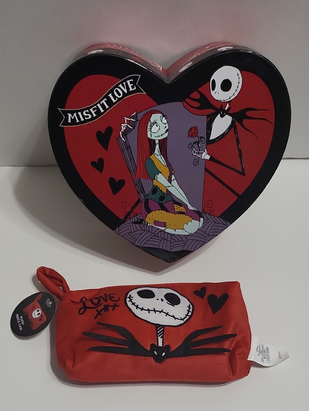 The Nightmare Before Christmas Kids' Heart Container & Jack Skellington Pouch -